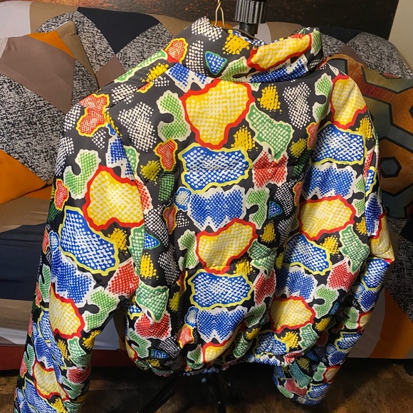 Multicolor puffer jacket - Picture 3 of 7